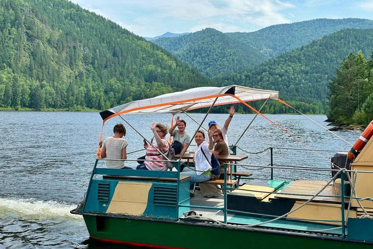 Отдых на Енисейском пирсе