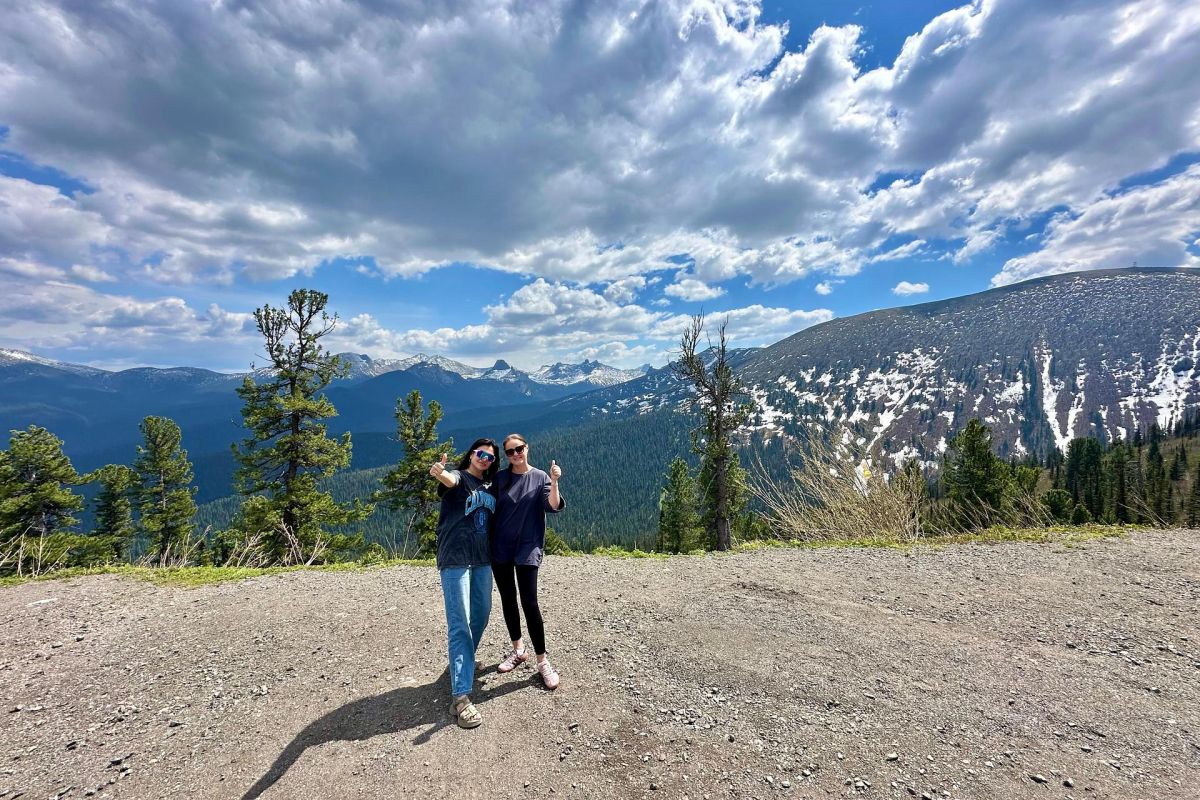 Панорама на Спящий Саян