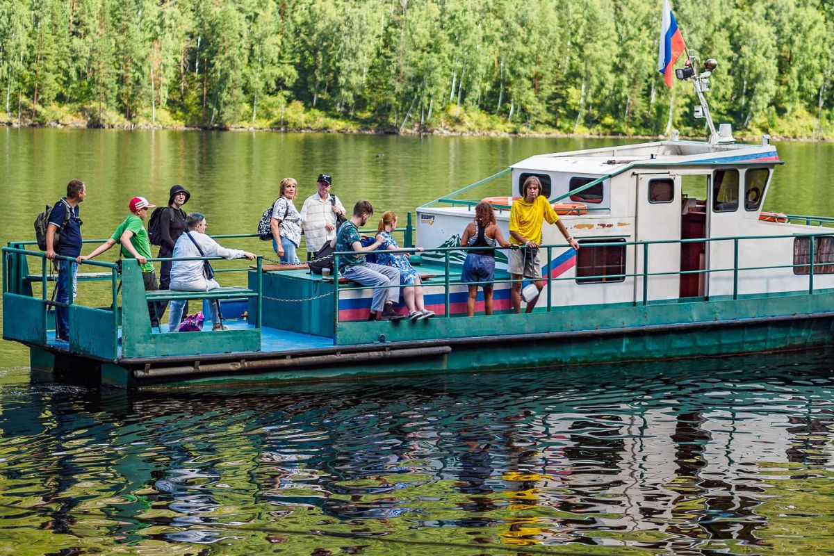 Отдых на Енисейском пирсе