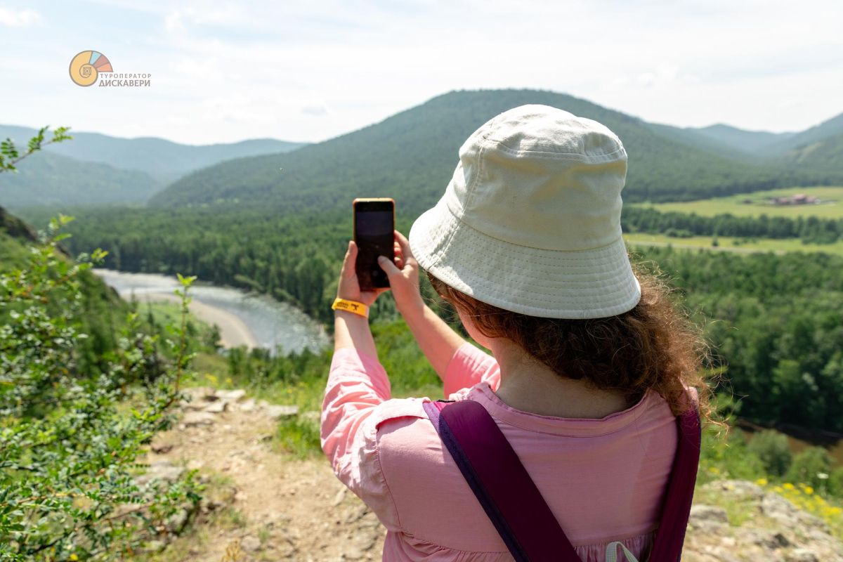 Экскурсия "Тропа предков", маршрут по берегу реки Белый Июс