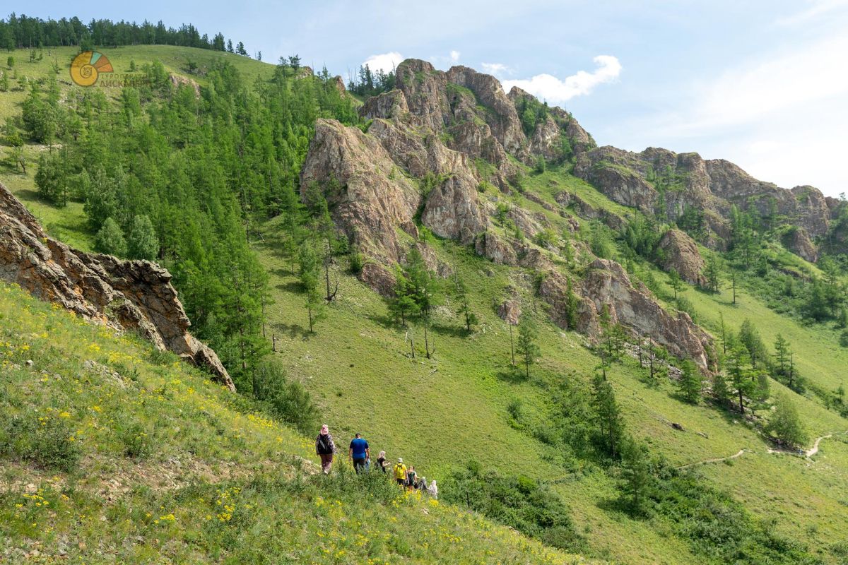 Экскурсия "Тропа предков", маршрут по берегу реки Белый Июс