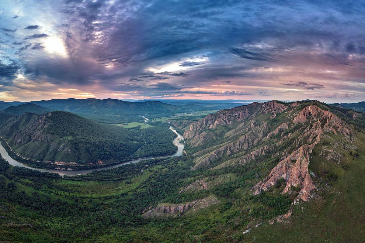 Экскурсия "Тропа предков", маршрут по берегу реки Белый Июс